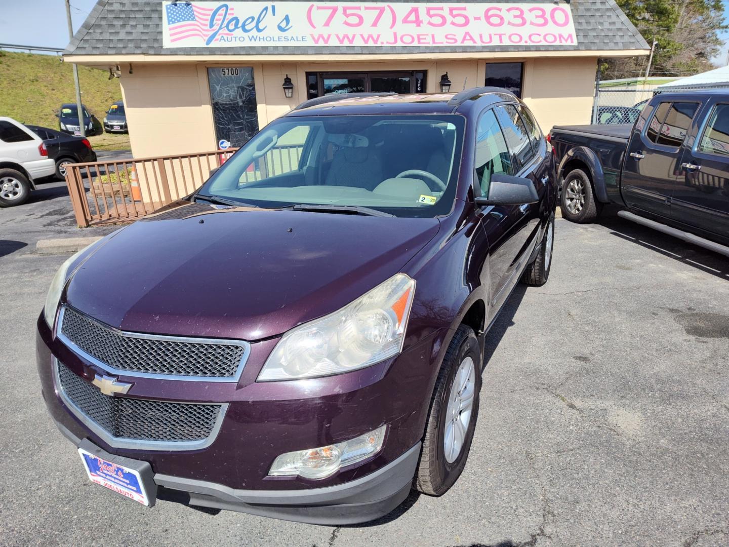 2010 Burgundy Chevrolet Traverse (1GNLREED6AS) , located at 5700 Curlew Drive, Norfolk, VA, 23502, (757) 455-6330, 36.841885, -76.209412 - Photo#0